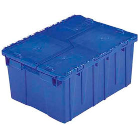 Plastic Distribution Container, 21-13/16"L x 15-3/16"W x 12-7/8"H, Blue