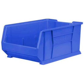 Plastic Super-Size Stacking Bin, 23-7/8"L x 16-1/2"W x 11"H, Blue