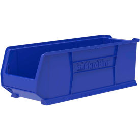 Plastic Super-Size Stacking Bin, 29-7/8"L x 11"W x 10"H, Blue