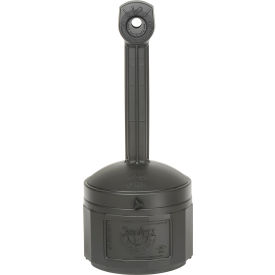 Smokers Ceasefire Outdoor Ashtray, 4 Gallon, Black