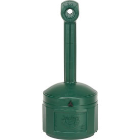 Smokers Ceasefire Outdoor Ashtray, 4 Gallon, Green