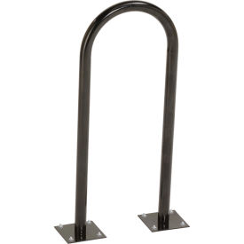 U-Rack Bike Rack, 2-Bike Capacity, Flange Mount, Black