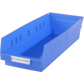 Tri-Dex TR-0813 Slide-In Label Holder 13/16" x 3" for Shelf Bins, Pack of 25