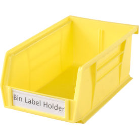 Tri-Dex TR-1300 Slide-In Label Holder 13/16" x 3" for Shelf Bins, Pack of 25