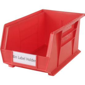 Tri-Dex TR-1754 Slide-In Label Holder 1-3/4" x 4" for Stacking Bins, Pack of 25