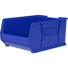 Plastic Super-Size Stacking Bin, 23-7/8"L x 18-1/4"W x 12"H, Blue