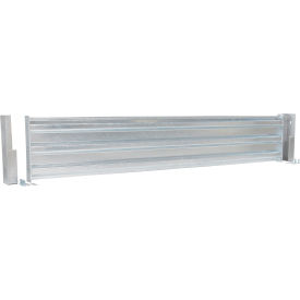 Steel Structural Guard Rail, Drop-in Style, 8'L, Galvanized