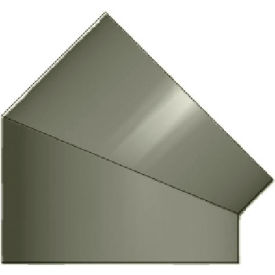 16" Diameter 45 ° Gray Right Hand Elbow