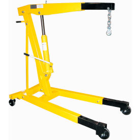 Floor Crane with Telescopic Boom 6000 Lb. Capacity
