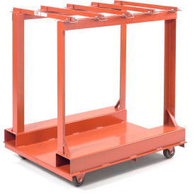 Mobile Forkliftable Storage Caddy w/ Casters, 8 Cylinders Capacity