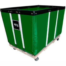 20 BU-Heavy-Duty Basket Truck - Vinyl Liner - 4 Swivel Casters-Green