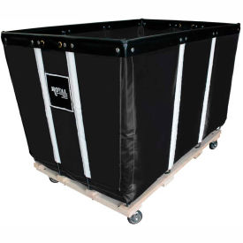 20 BU-Heavy-Duty Basket Truck - Vinyl Liner - 4 Swivel Casters-Black