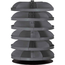 Durham 28" Diameter Rotabin Revolving Parts Storage Center - 6 Shelves