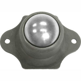 Rt Flange Ball Transfer 1" Dia. Carbon Steel Ball 135 Lb.
