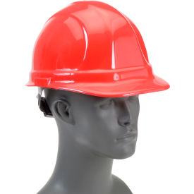 Hard Hat, 6-Point Mega Ratchet Suspension, Red