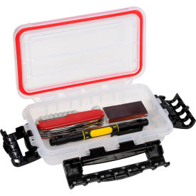 Waterproof StowAway® w/O-Ring Seal Box, 7-3/8"L x 4-1/2"W x1-3/4"H, Clear