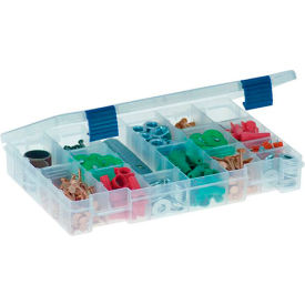ProLatch StowAway Adjustable Compartment Box, 11"L x 7-1/4"W x 1-3/4"H, Clear