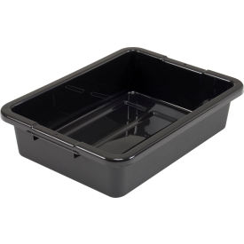 NSF Plastic Bus Tub, 20"L x 15"W x 5"H, Black