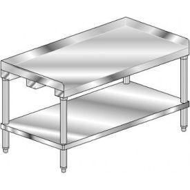 - Updated Data:
Equipment Stand W/ Backsplash, 18 Ga 430 Stainless Steel Top, 30"Wx36"D