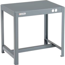 Deluxe Machine Table, 12 Gauge Welded Top, 24"W x 18"D x 24"H