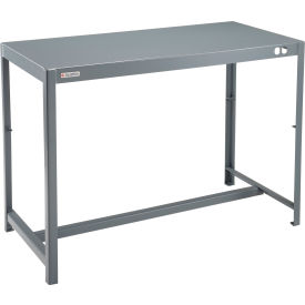 Deluxe Machine Table, 12 Gauge Welded Top, 48"W x 24"D x 36"H
