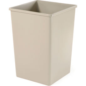 35 Gallon Square Waste Receptacle - Beige