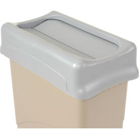 Lid For 16-23 Gallon Rectangular Waste Receptacles - Gray