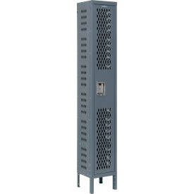 Infinity 1-Tier 1 Door Ventilated Locker, 12"Wx12"Dx78"H, Assembled