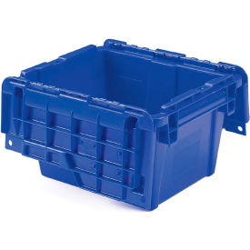 Flipak Distribution Container, 11-3/4"L x 9-3/4"W x 7-11/16"H, Blue