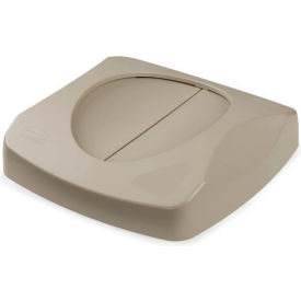 Lid For 23 Gallon Square Waste Receptacles - Beige