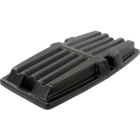 Hinged Lid For 1 Cu. Yd. Tilt Truck, Black