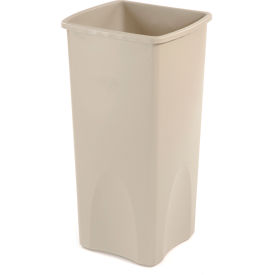 23 Gallon Square Waste Receptacle - Beige