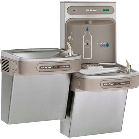 Elkay EZH2O Dual Hands Free Bi-Level Stainless Steel Water Bottle Filling Station