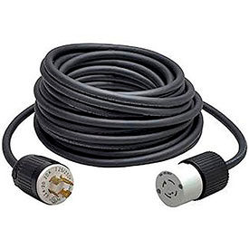 Rubber Extension Cord, 30A, 250V (NEMA L6-30)