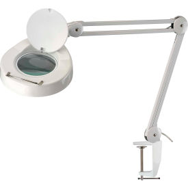 LED Magnifier Lamp, 5-Diopter, 32" Reach, 6W, 350 Lumens, 6400K, White