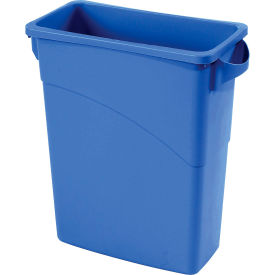 Recycling Can, 16 Gallon, Blue