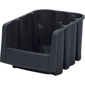 Plastic Economy Bin, 8-7/8"L x 6-5/8" W x 5"H, Black