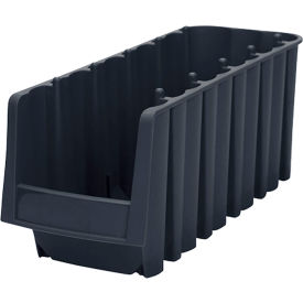 Plastic Economy Bin, 17-7/8"L x 6-5/8" W x 7"H, Black
