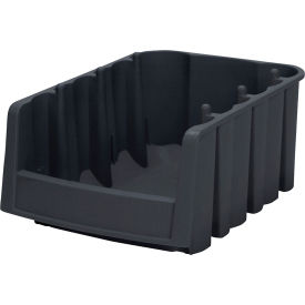 Plastic Economy Bin, 11-7/8"L x 8-3/8" W x 5"H, Black