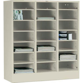 Literature Organizer Cabinet - 21 Opening Legal Size - Putty