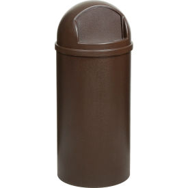 25 Gallon Marshal Waste Receptacles - Brown