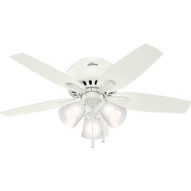 42" Newsome Low Profile Ceiling Fan with Light - Fresh White