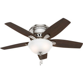 42" Newsome Low Profile Ceiling Fan with Light - Brushed Nickel