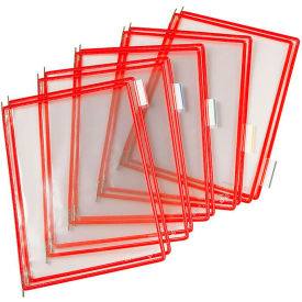 Pivoting Pocket Packs, 10 Pockets/Pack, Red