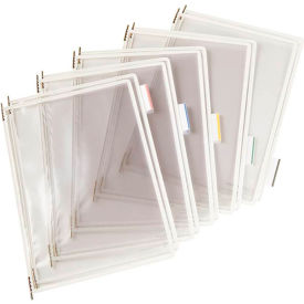 Pivoting Pocket Packs, 10 Pockets/Pack, White
