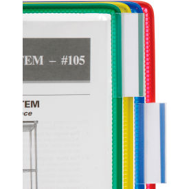 Paper Organizer Clip-On Index Tabs, 10/Pack