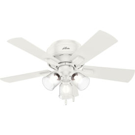 42" Crestfield Ceiling Fan - Fresh White with 3359 CFM and Light Kit