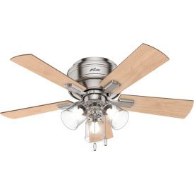 42" Crestfield Ceiling Fan - Brushed Nickel - 3359 CFM with Light Kit