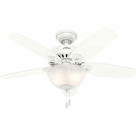 42" Builder Small Room Ceiling Fan with Light - Snow White