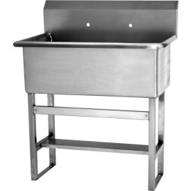 532F8 Floor Mount Scrub Sink With 8" OC Holes Only
